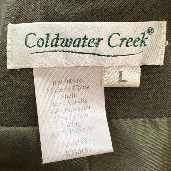 COLDWATER CREEK Vest Patchwork Sz L Eclectic Western Equestrian Folk Artsy Ranch - Picture 4 of 7